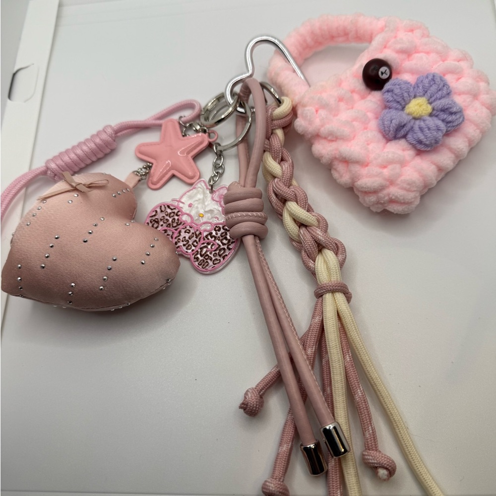 Pink Handbag/Phone Charms - Picture 2 of 2